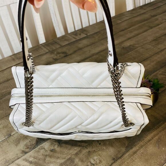 Michael Kors Large KATHY Quilted Handbag and Wallet‎ Optic White BNWT - Picture 10 of 14